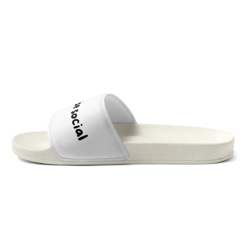 Moderne Badelatschen "be social" für Männer - Slippers - flyliving