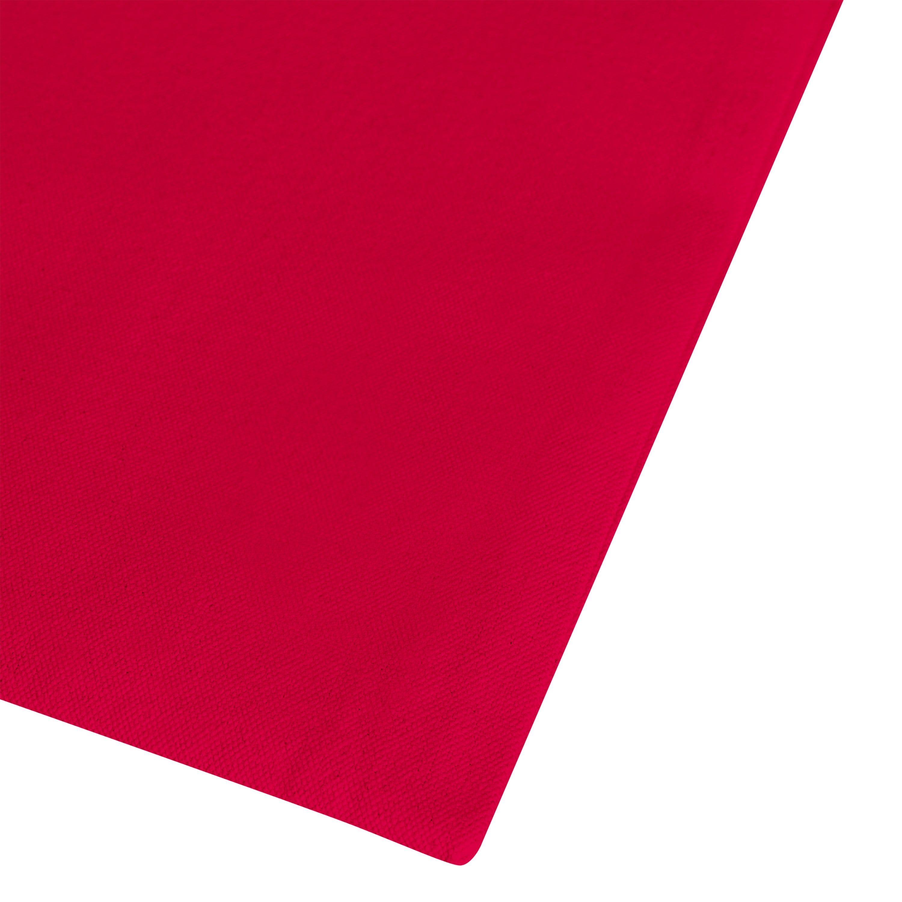 Roter Jutebeutel mit Aufdruck von flyliving, aus Bio-Baumwolle, mit Rezept und sarkastischem Spruch.