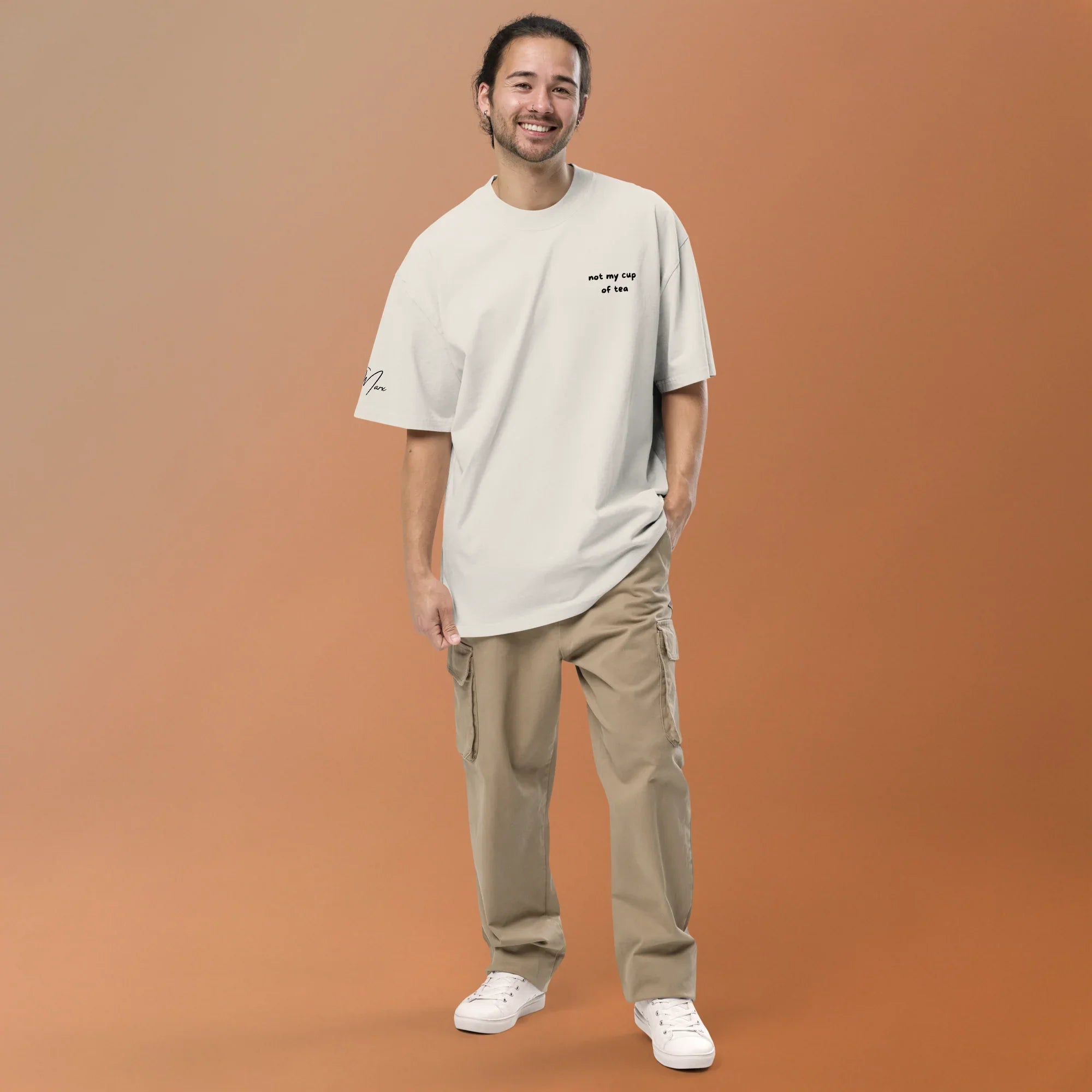 Oversized T-Shirt "better bendy than trendy" - Oversized T-Shirt - flyliving