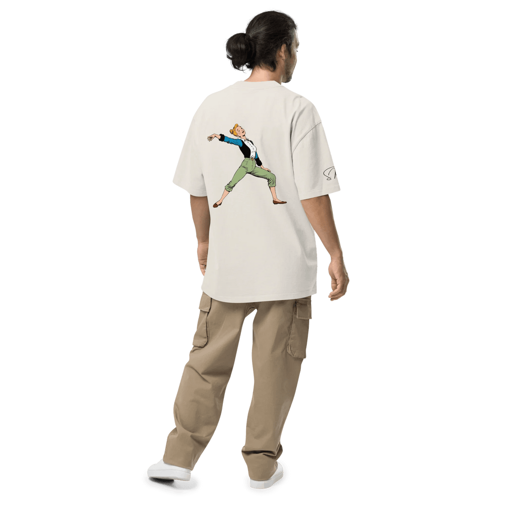 Oversized T-Shirt "better bendy than trendy" - Oversized T-Shirt - flyliving