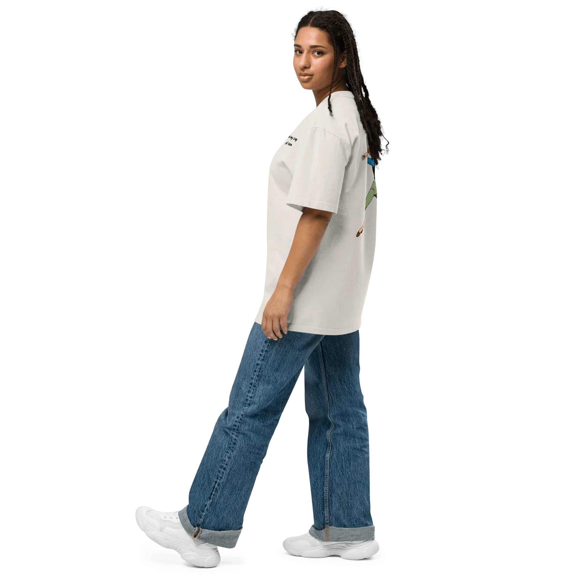 Oversized T-Shirt "better bendy than trendy" - Oversized T-Shirt - flyliving