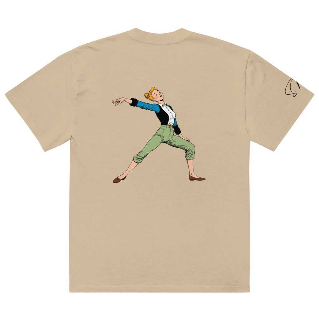 Oversized T-Shirt "better bendy than trendy" - Oversized T-Shirt - flyliving