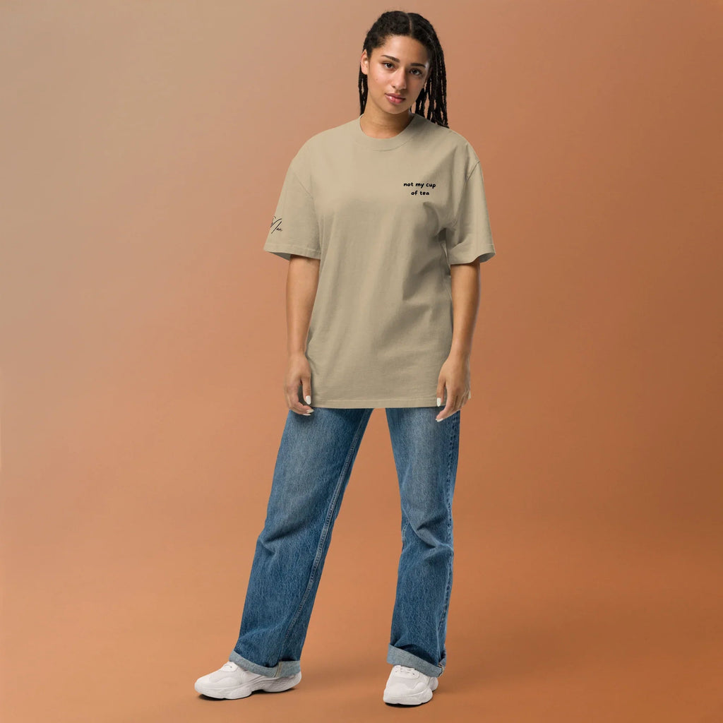 Oversized T-Shirt "better bendy than trendy" - Oversized T-Shirt - flyliving