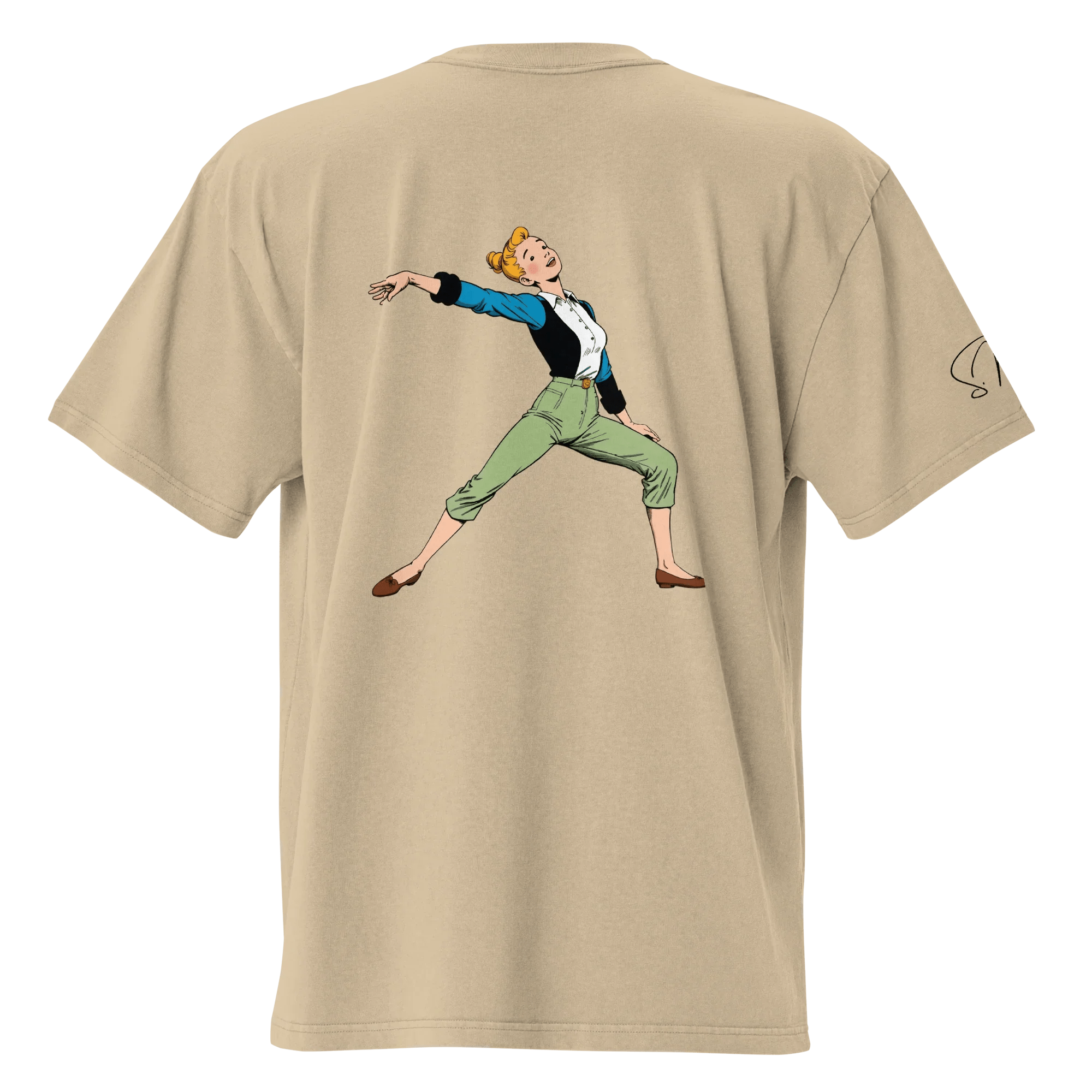 Oversized T-Shirt "better bendy than trendy" - Oversized T-Shirt - flyliving