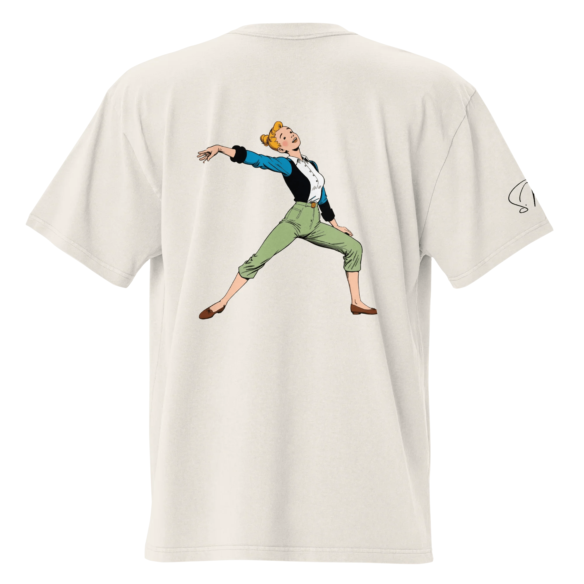 Oversized T-Shirt "better bendy than trendy" - Oversized T-Shirt - flyliving