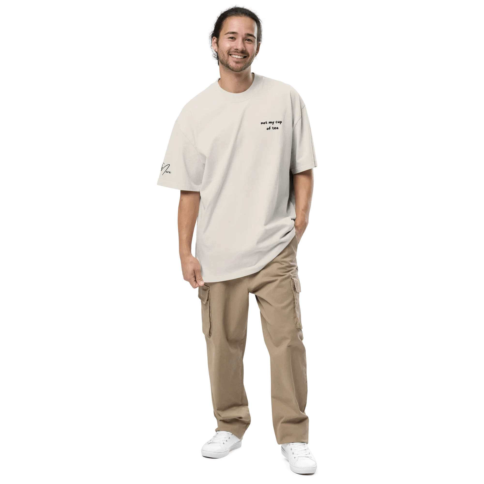 Oversized T-Shirt "better bendy than trendy" - Oversized T-Shirt - flyliving
