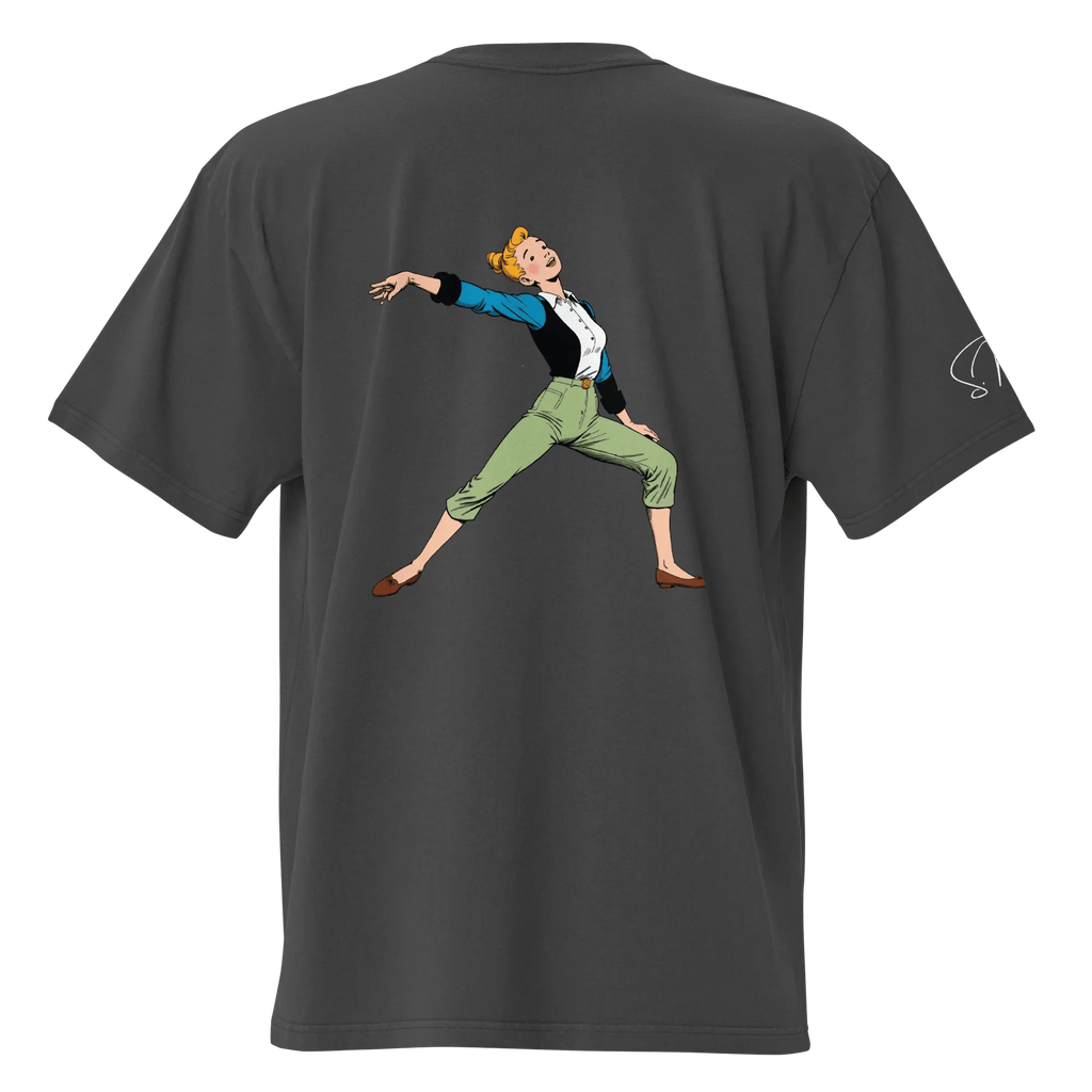 Oversized T-Shirt "better bendy than trendy" - Oversized T-Shirt - flyliving