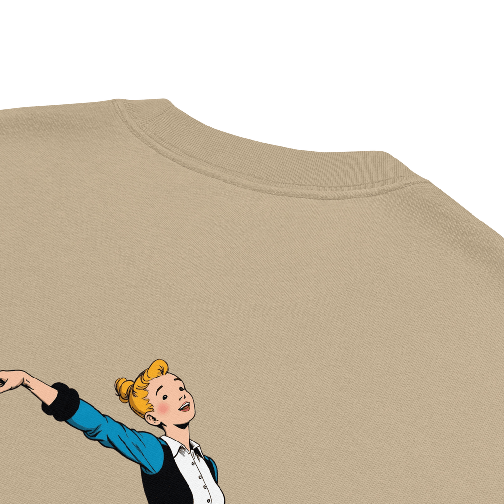 Oversized T-Shirt "better bendy than trendy" - Oversized T-Shirt - flyliving