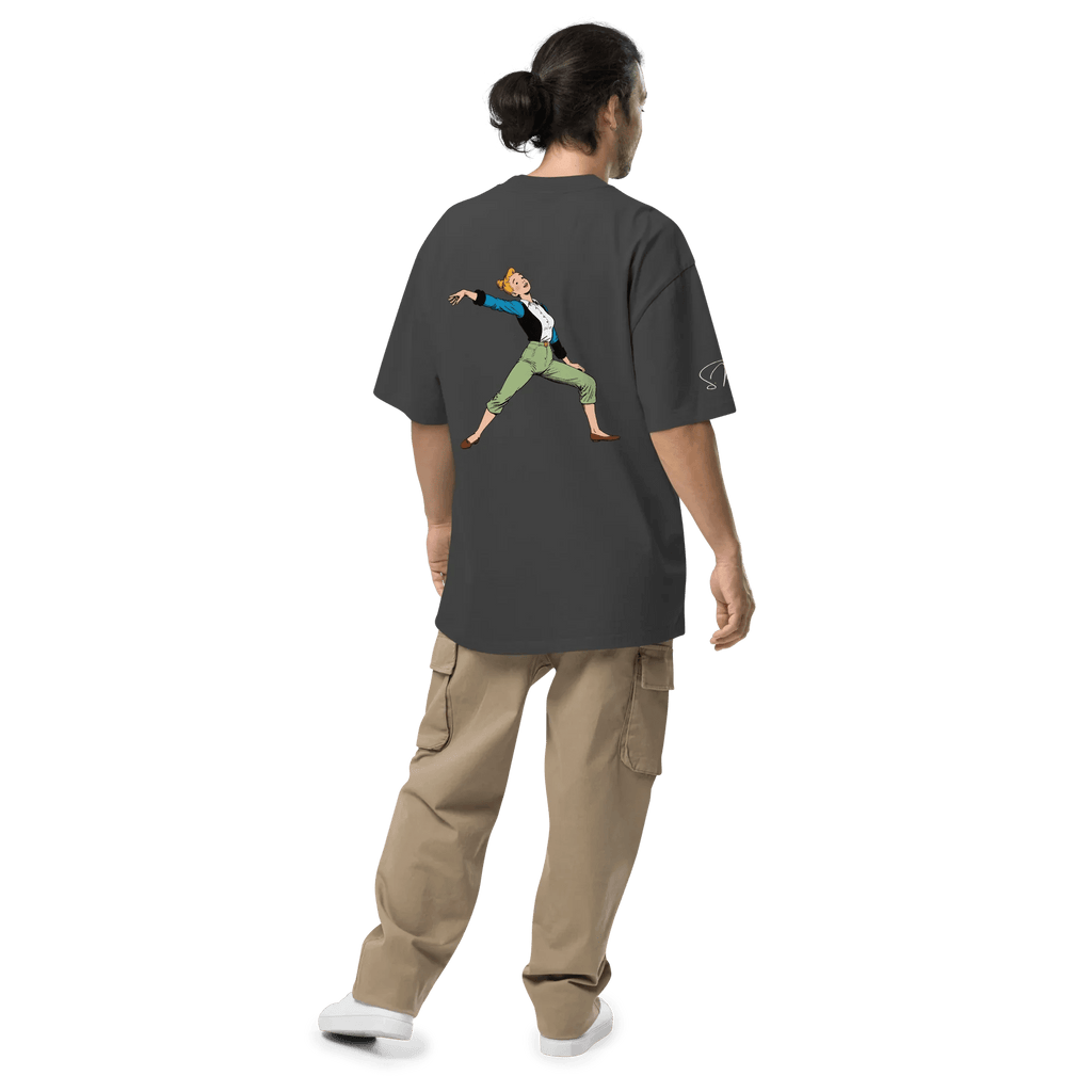 Oversized T-Shirt "better bendy than trendy" - Oversized T-Shirt - flyliving