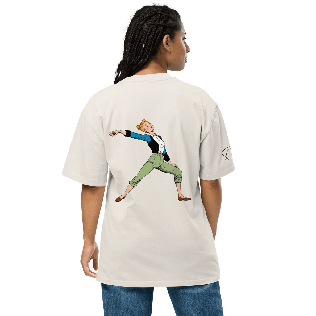 Oversized T-Shirt "better bendy than trendy" - Oversized T-Shirt - flyliving