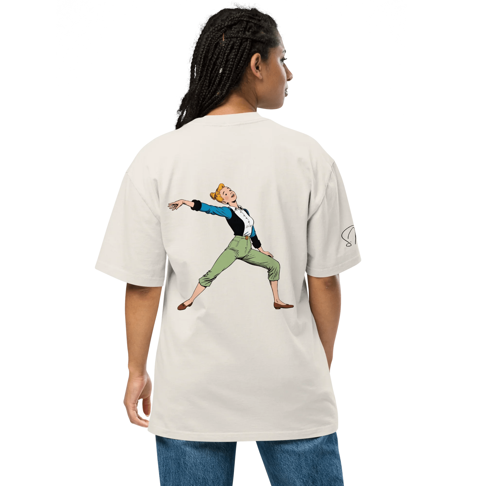 Oversized T-Shirt "better bendy than trendy" - Oversized T-Shirt - flyliving