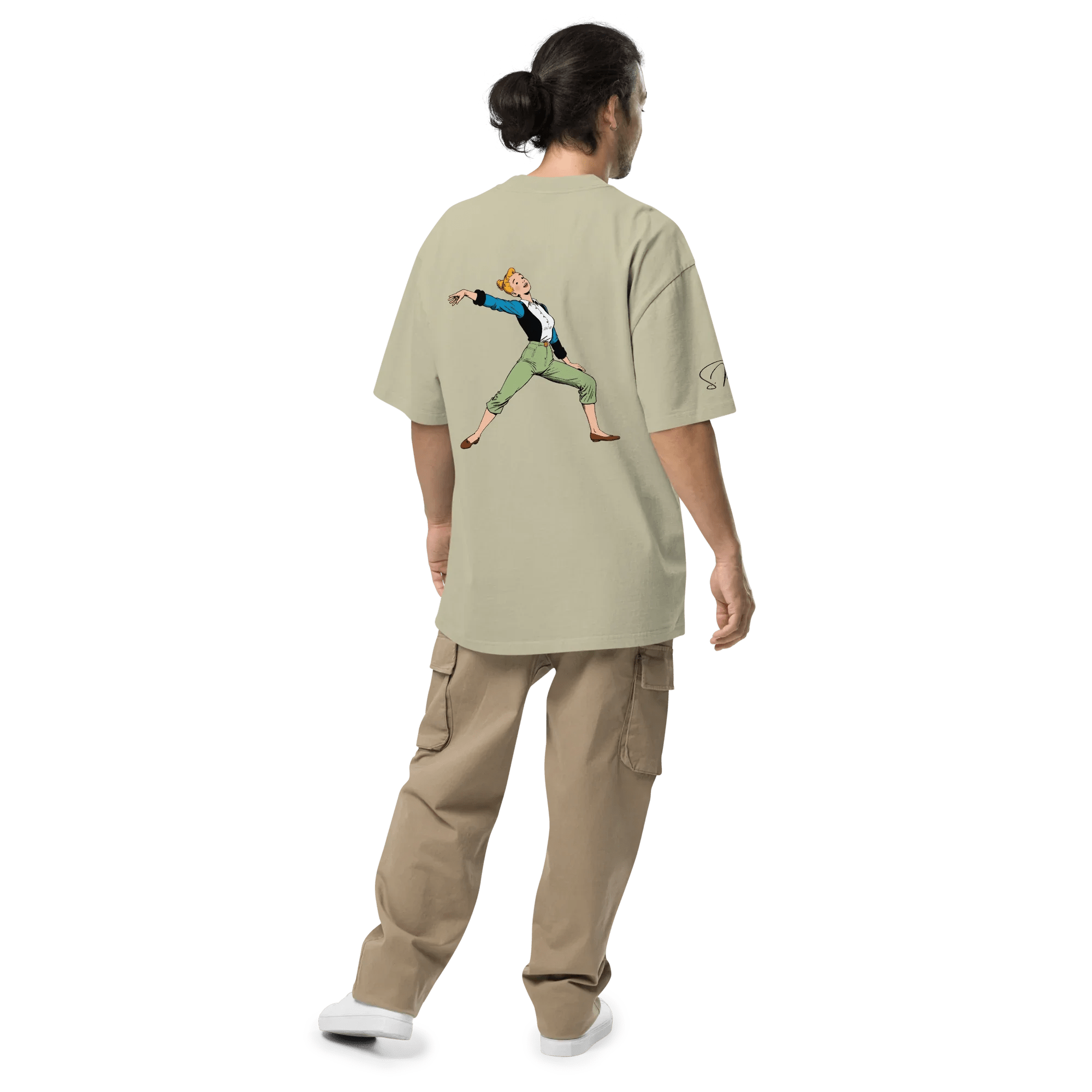 Oversized T-Shirt "better bendy than trendy" - Oversized T-Shirt - flyliving