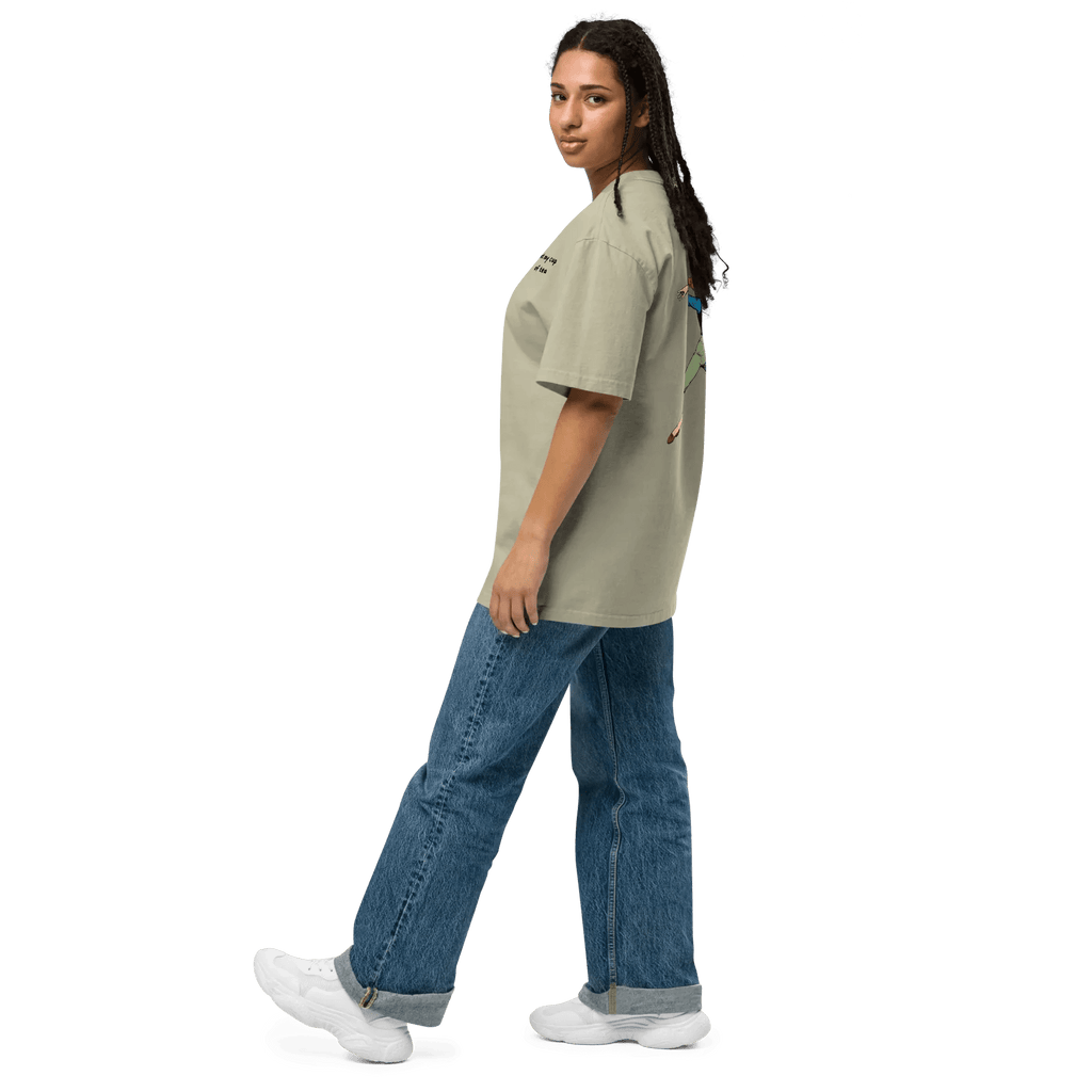 Oversized T-Shirt "better bendy than trendy" - Oversized T-Shirt - flyliving