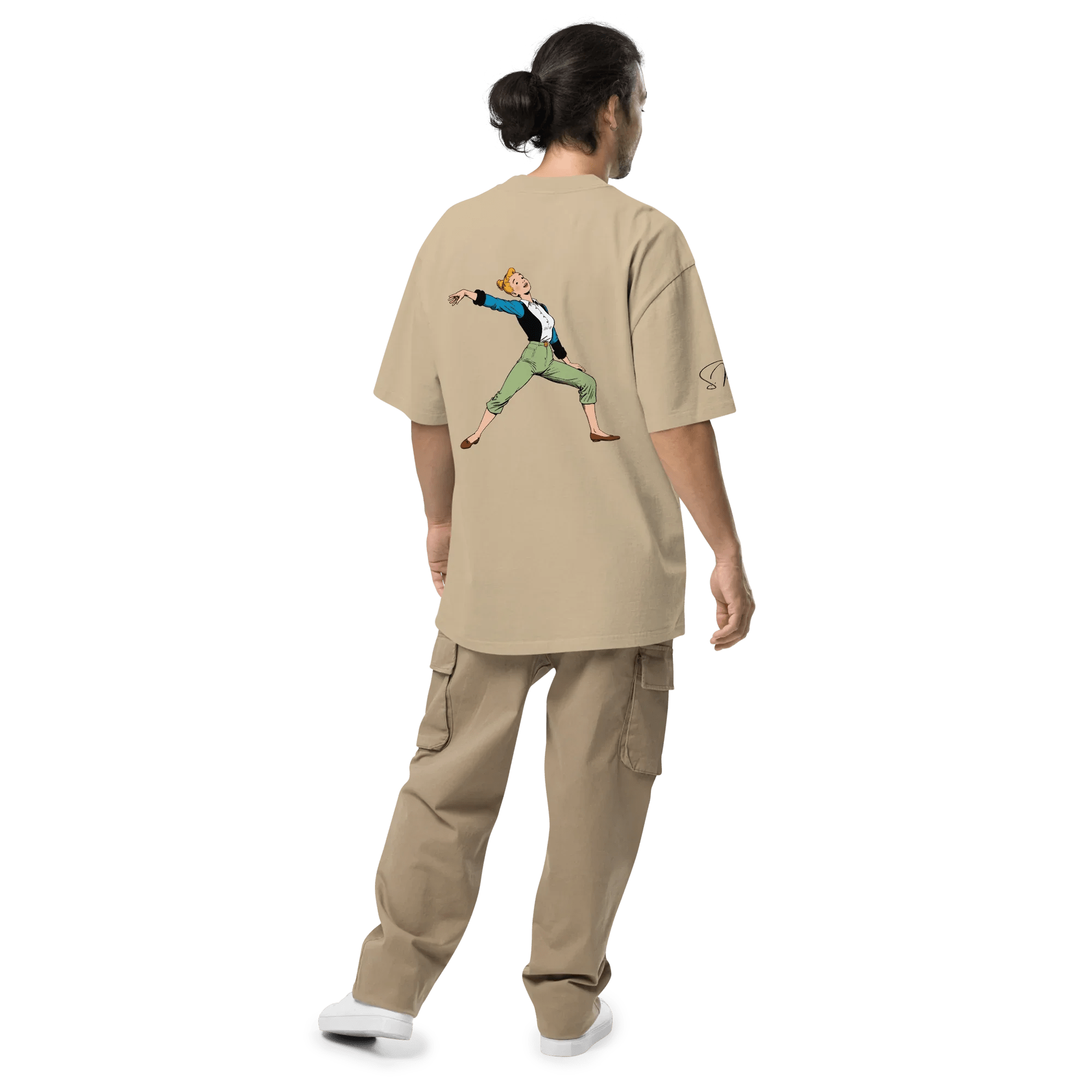 Oversized T-Shirt "better bendy than trendy" - Oversized T-Shirt - flyliving