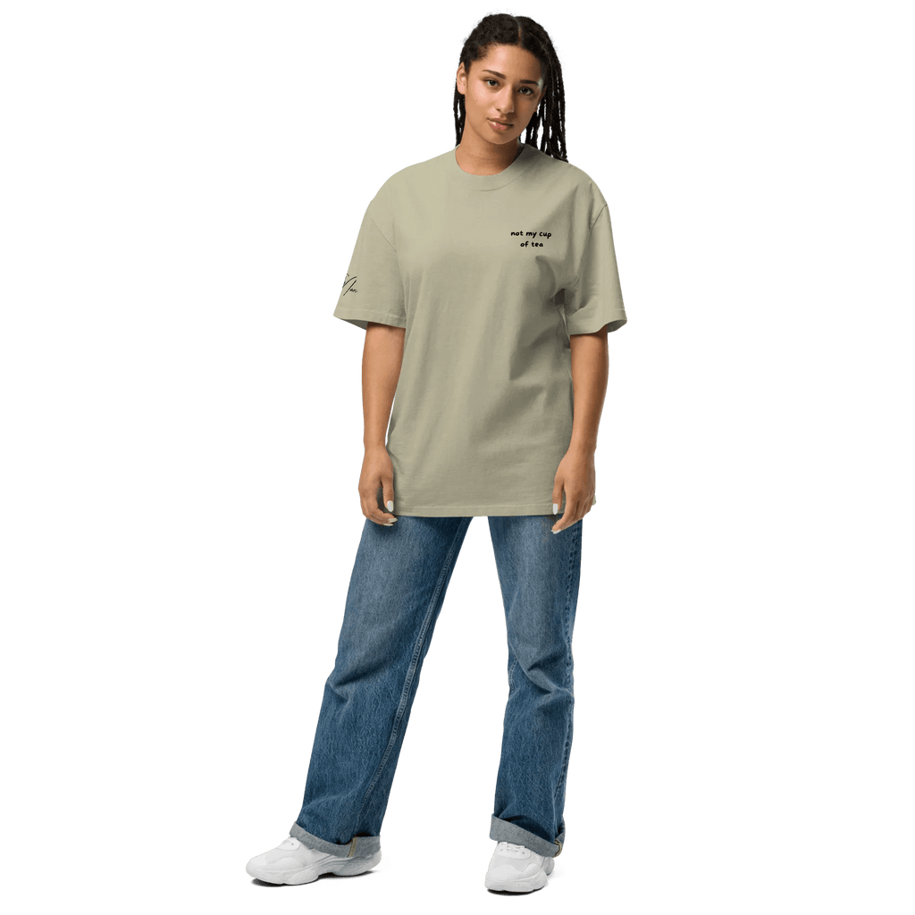 Oversized T-Shirt "better bendy than trendy" - Oversized T-Shirt - flyliving