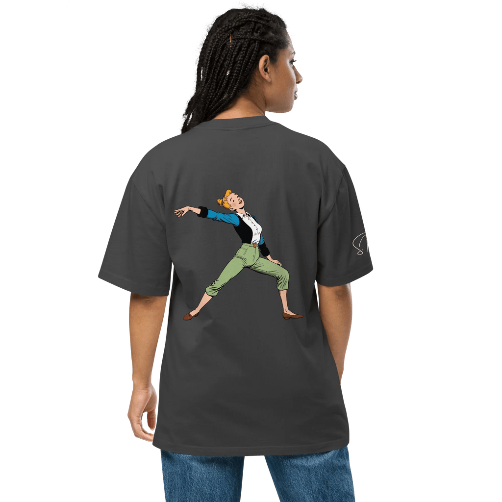 Oversized T-Shirt "better bendy than trendy" - Oversized T-Shirt - flyliving