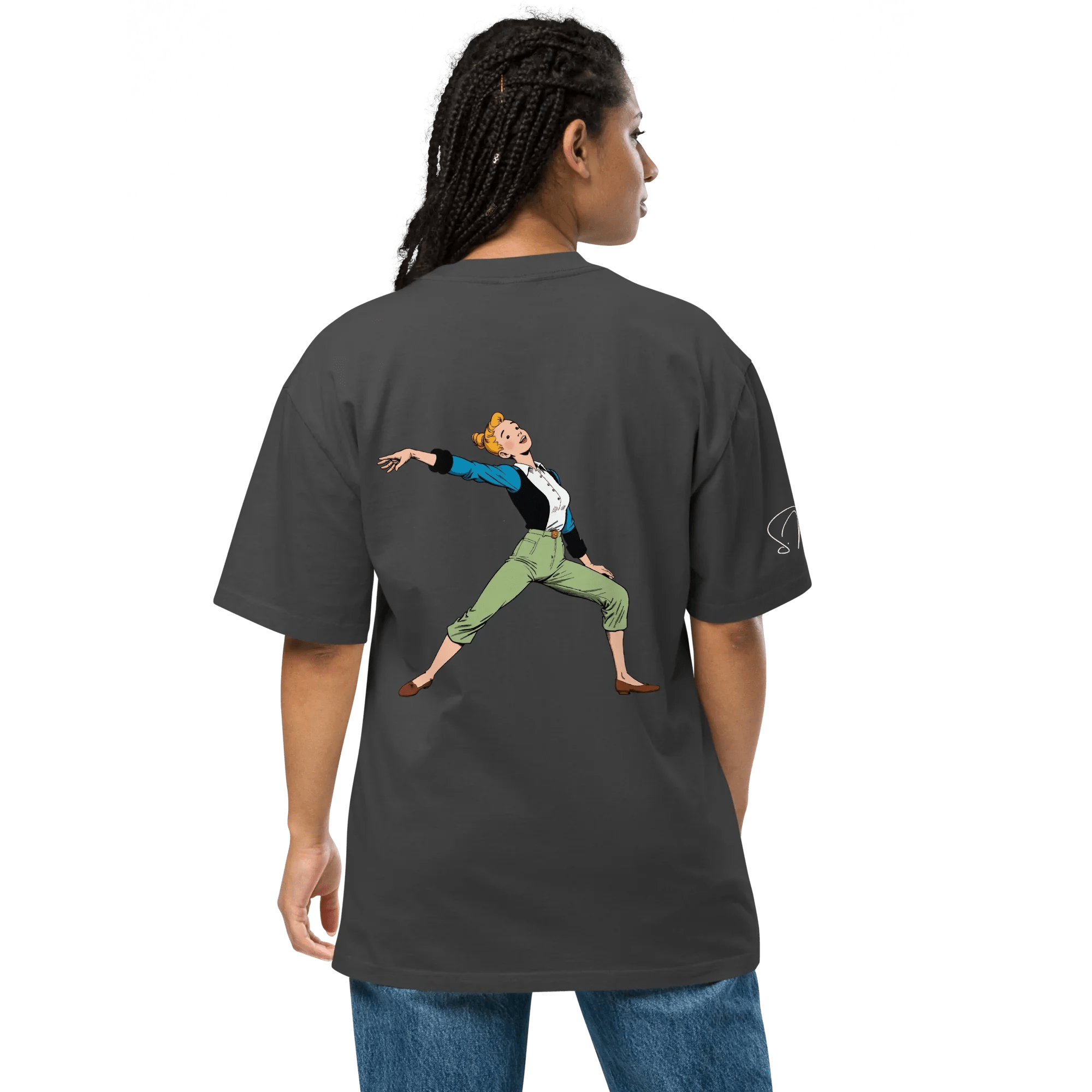 Oversized T-Shirt "better bendy than trendy" - Oversized T-Shirt - flyliving
