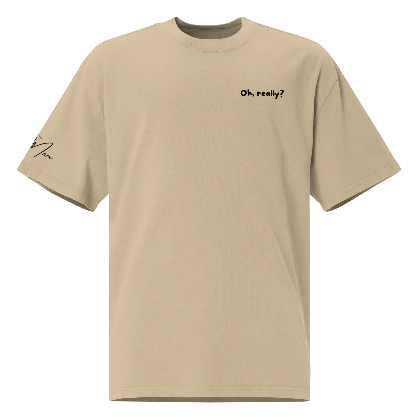 Oversized T-Shirt "Oh, really?" - Oversized T-Shirt - flyliving