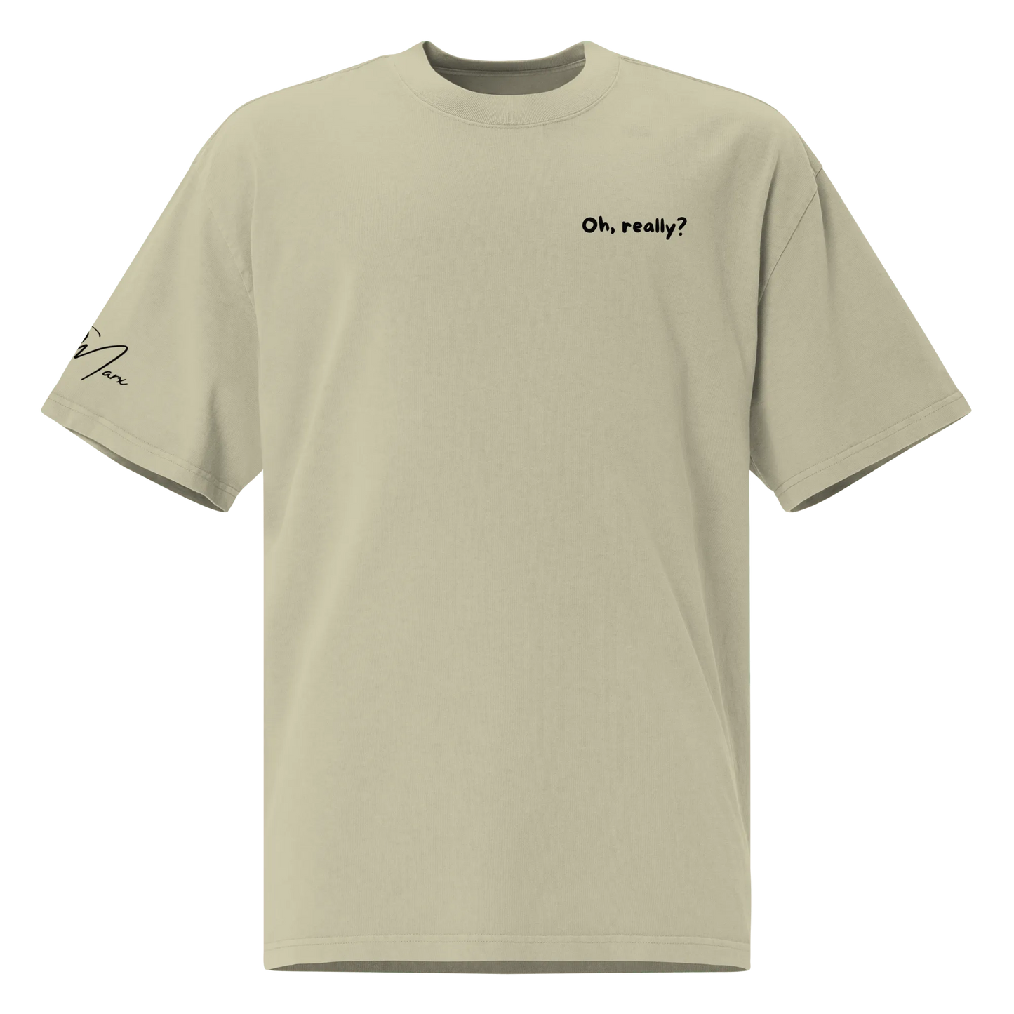 Oversized T-Shirt "Oh, really?" - Oversized T-Shirt - flyliving