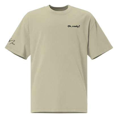 Oversized T-Shirt "Oh, really?" - Oversized T-Shirt - flyliving