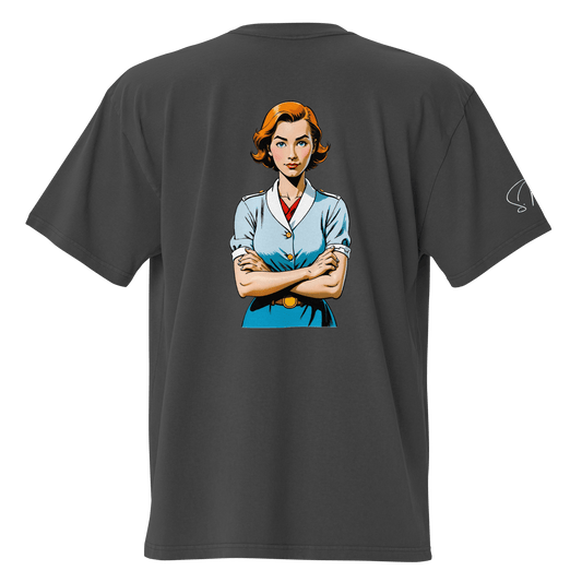 Oversized T-Shirt "Oh, really?" - Oversized T-Shirt - flyliving