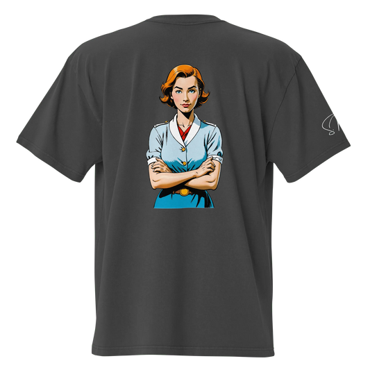 Oversized T-Shirt "Oh, really?" - Oversized T-Shirt - flyliving