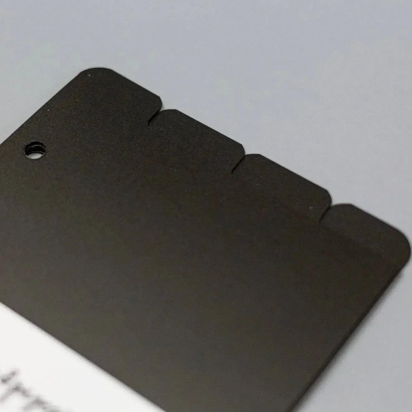 Register für Ringplaner - Tabs oben - "schwarz & transparent" - (A5 & A6)