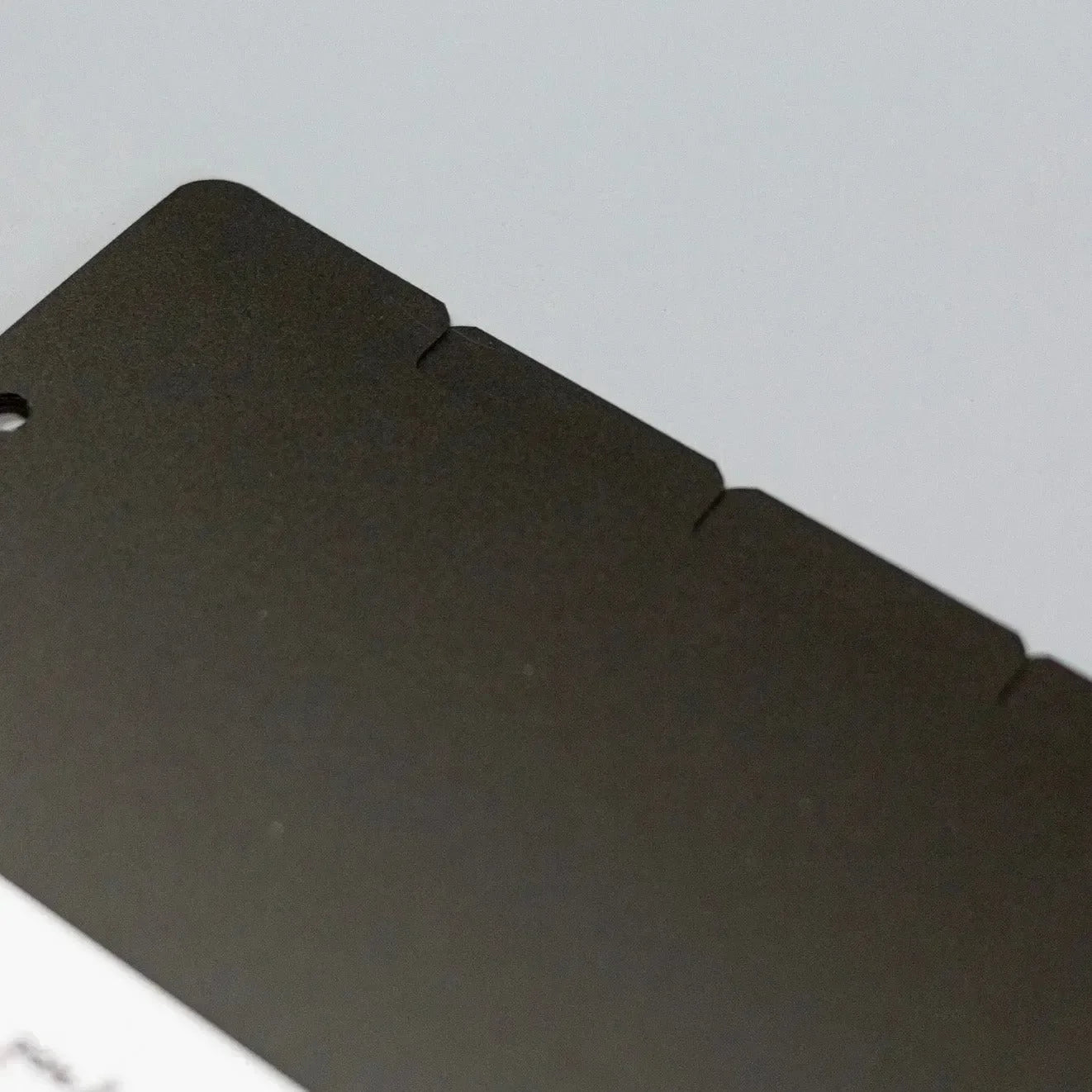 Register für Ringplaner - Tabs oben - "schwarz & transparent" - (A5 & A6)