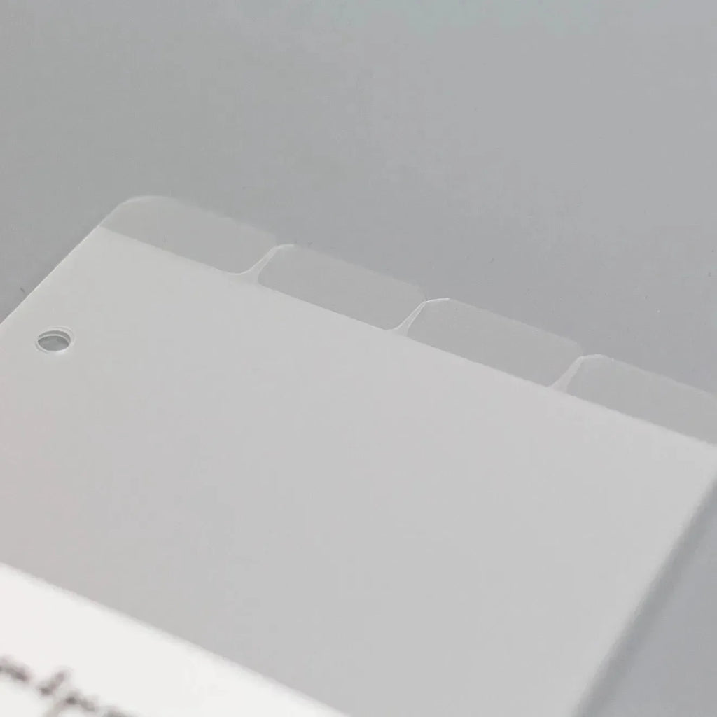 Register für Ringplaner - Tabs oben - "schwarz & transparent" - (A5 & A6)