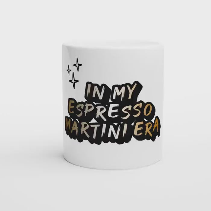 Tasse "In my espresso martini era" | Perfektes Geschenk für Kaffeeliebhaber & Cocktailfans | Keramik Becher 11oz