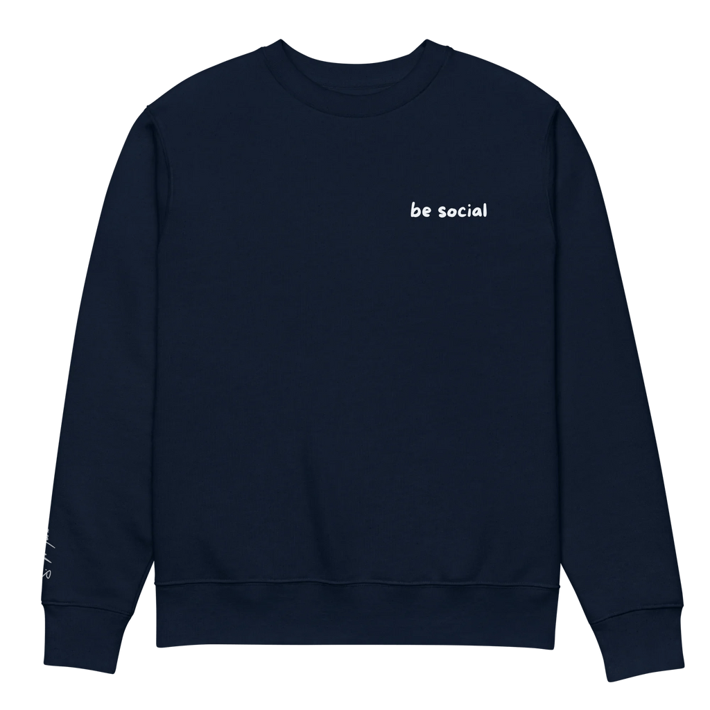 Pullover "be social" - Sweatshirt - flyliving