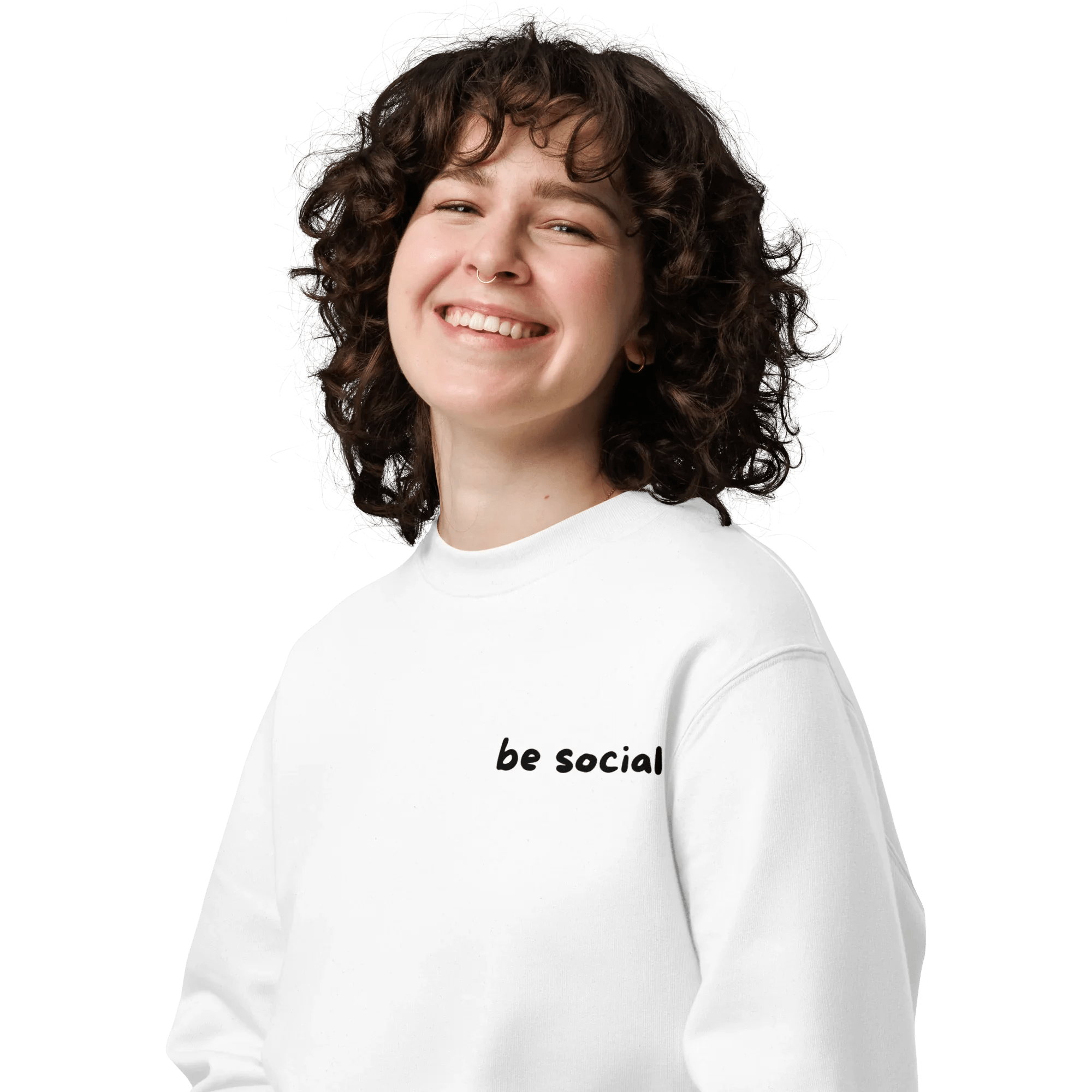 Pullover "be social" - Sweatshirt - flyliving