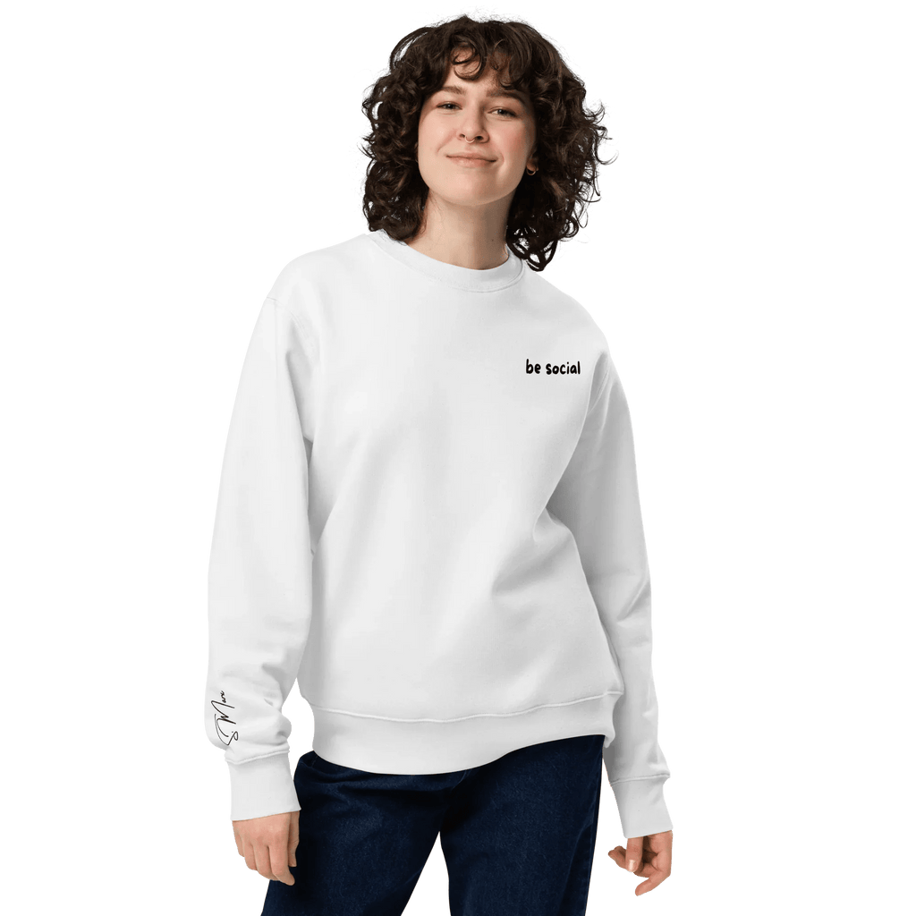Pullover "be social" - Sweatshirt - flyliving