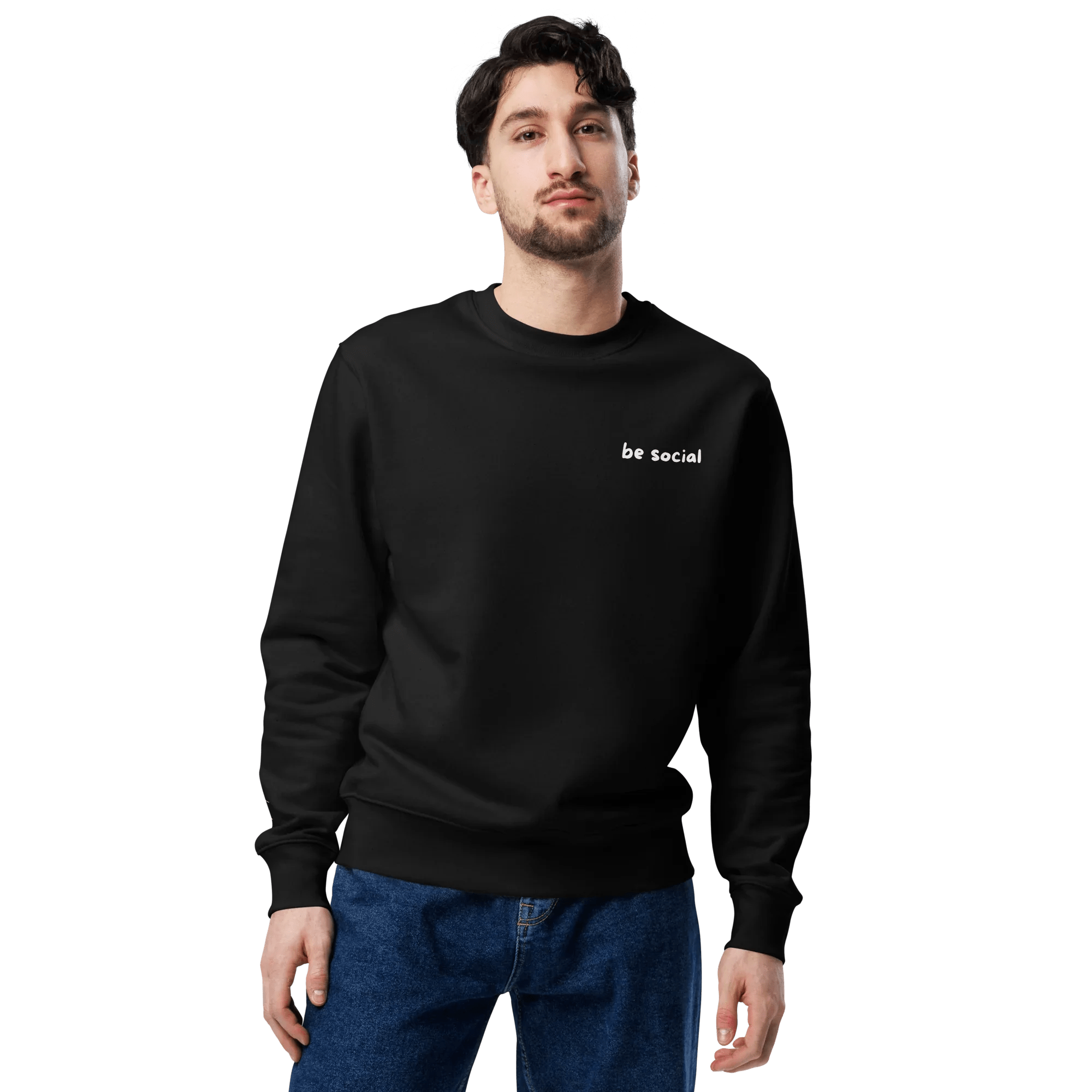 Pullover "be social" - Sweatshirt - flyliving