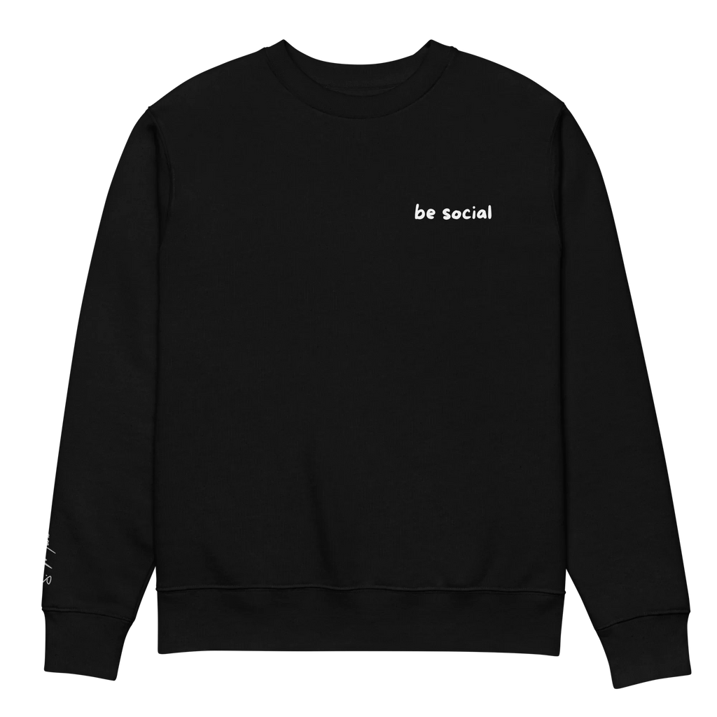 Pullover "be social" - Sweatshirt - flyliving
