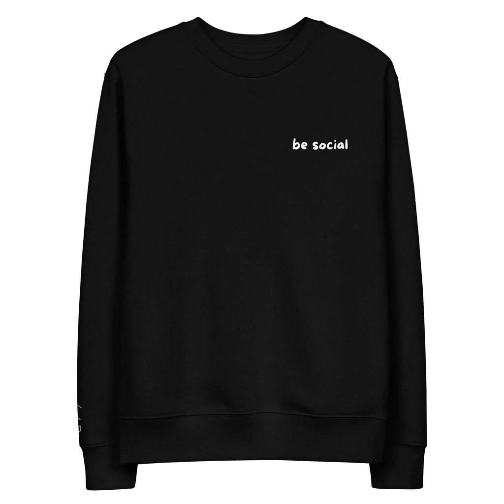 Pullover "be social" - Sweatshirt - flyliving