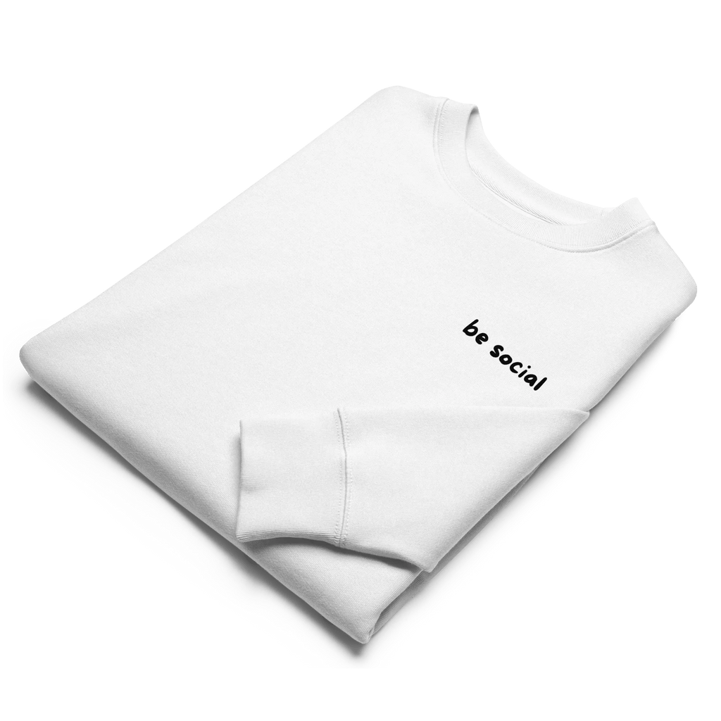 Pullover "be social" - Sweatshirt - flyliving