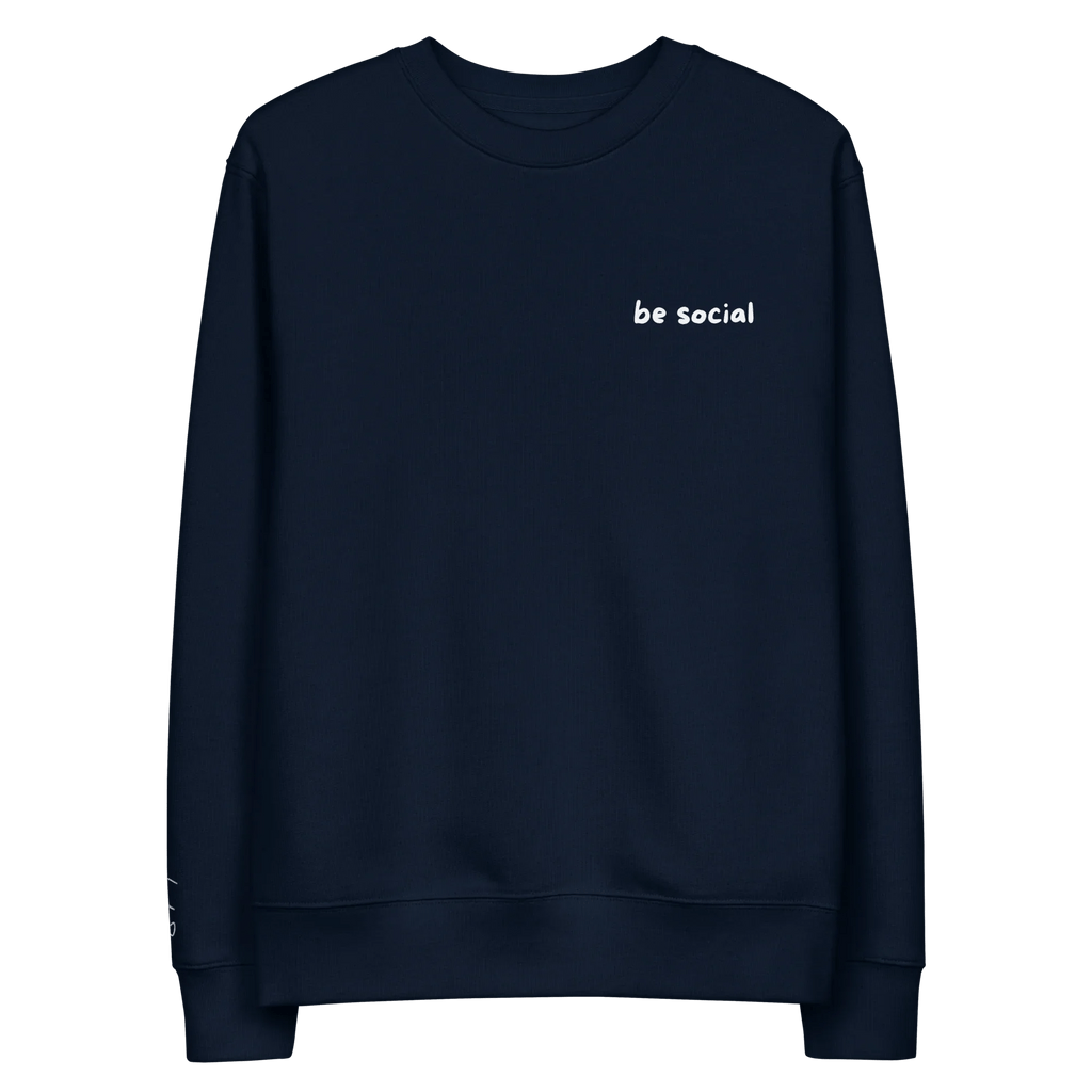 Pullover "be social" - Sweatshirt - flyliving