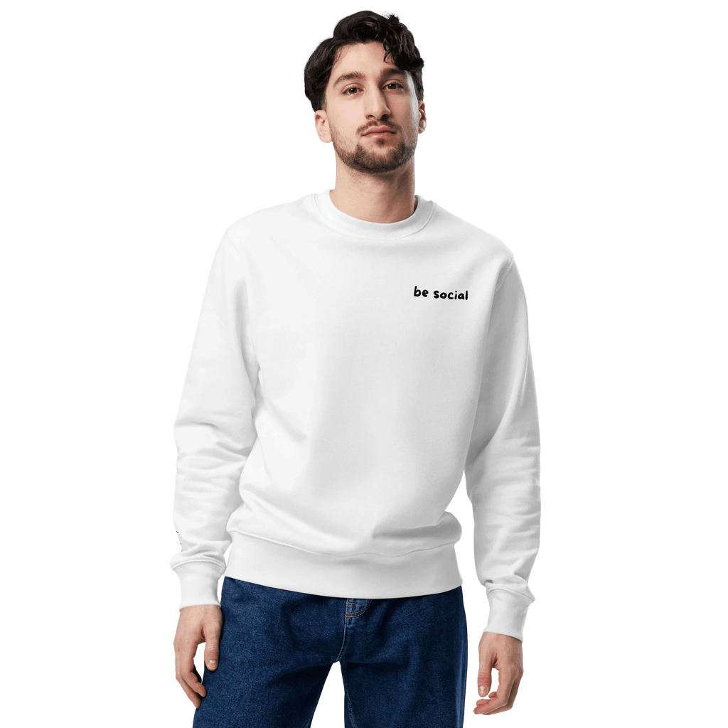 Pullover "be social" - Sweatshirt - flyliving