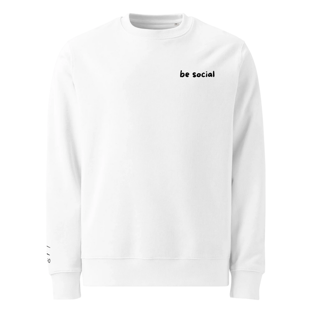 Pullover "be social" - Sweatshirt - flyliving
