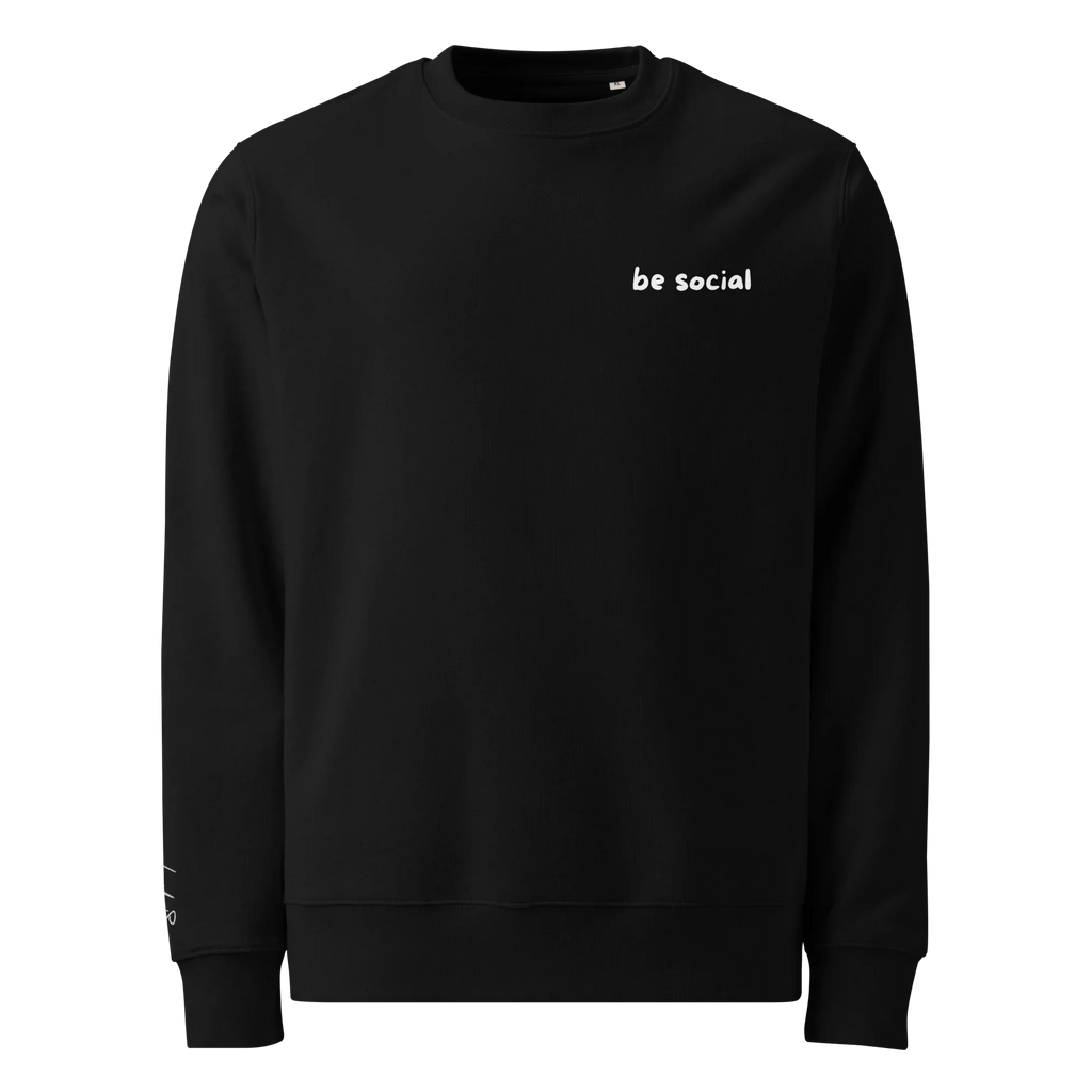Pullover "be social" - Sweatshirt - flyliving