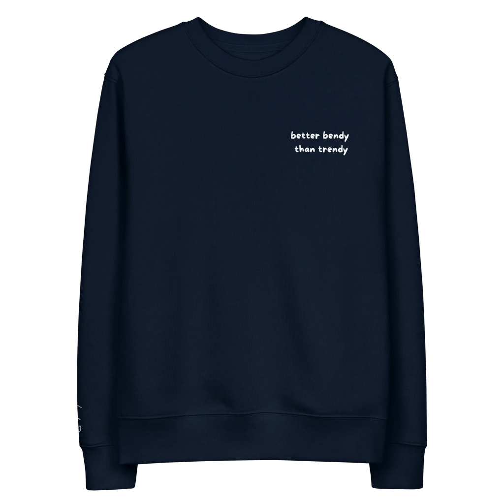 Pullover "better bendy than trendy" - Pullover - flyliving