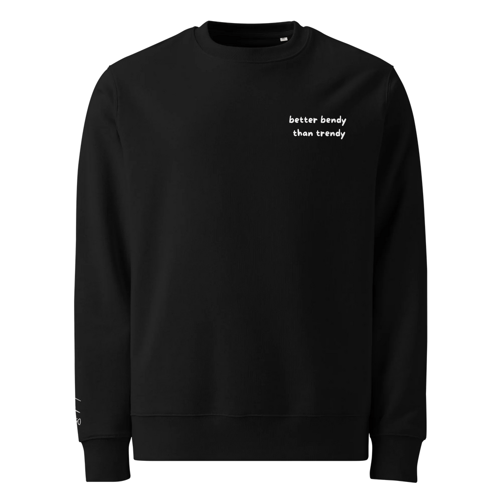 Pullover "better bendy than trendy" - Pullover - flyliving
