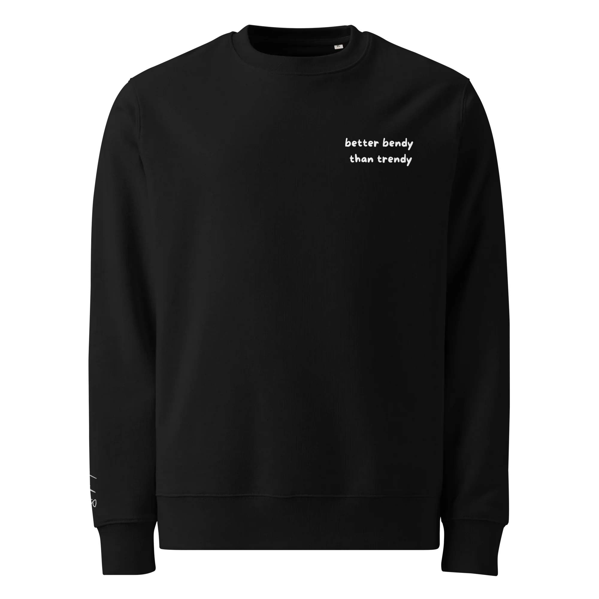 Pullover "better bendy than trendy" - Pullover - flyliving