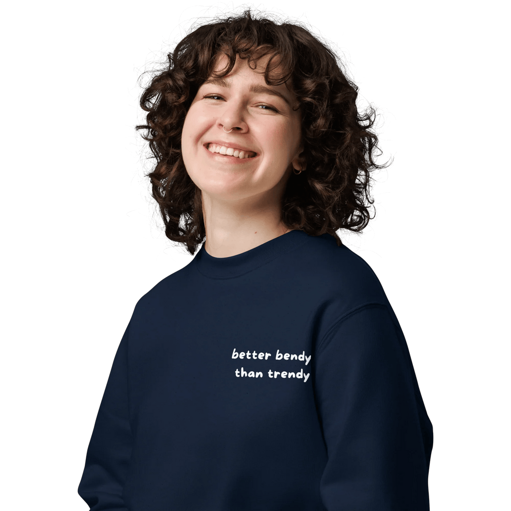 Pullover "better bendy than trendy" - Pullover - flyliving