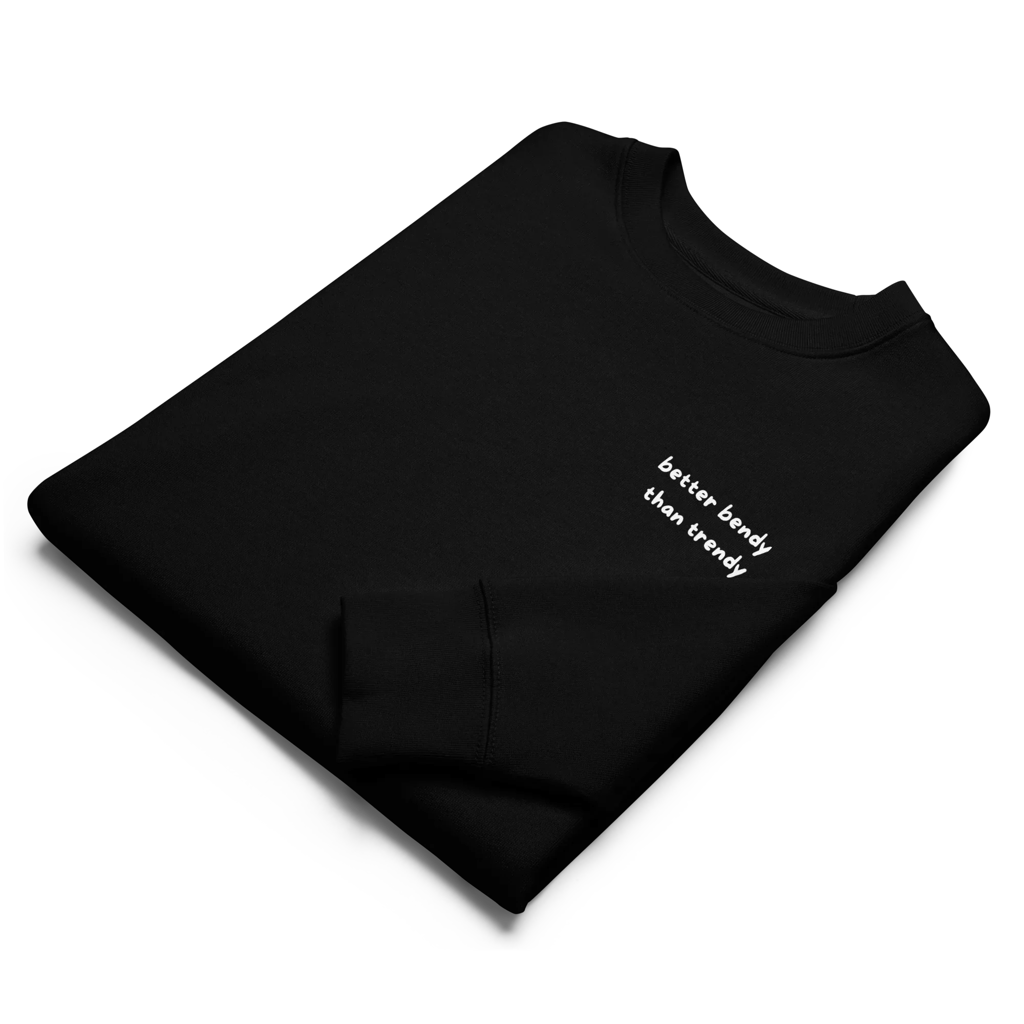 Pullover "better bendy than trendy" - Pullover - flyliving