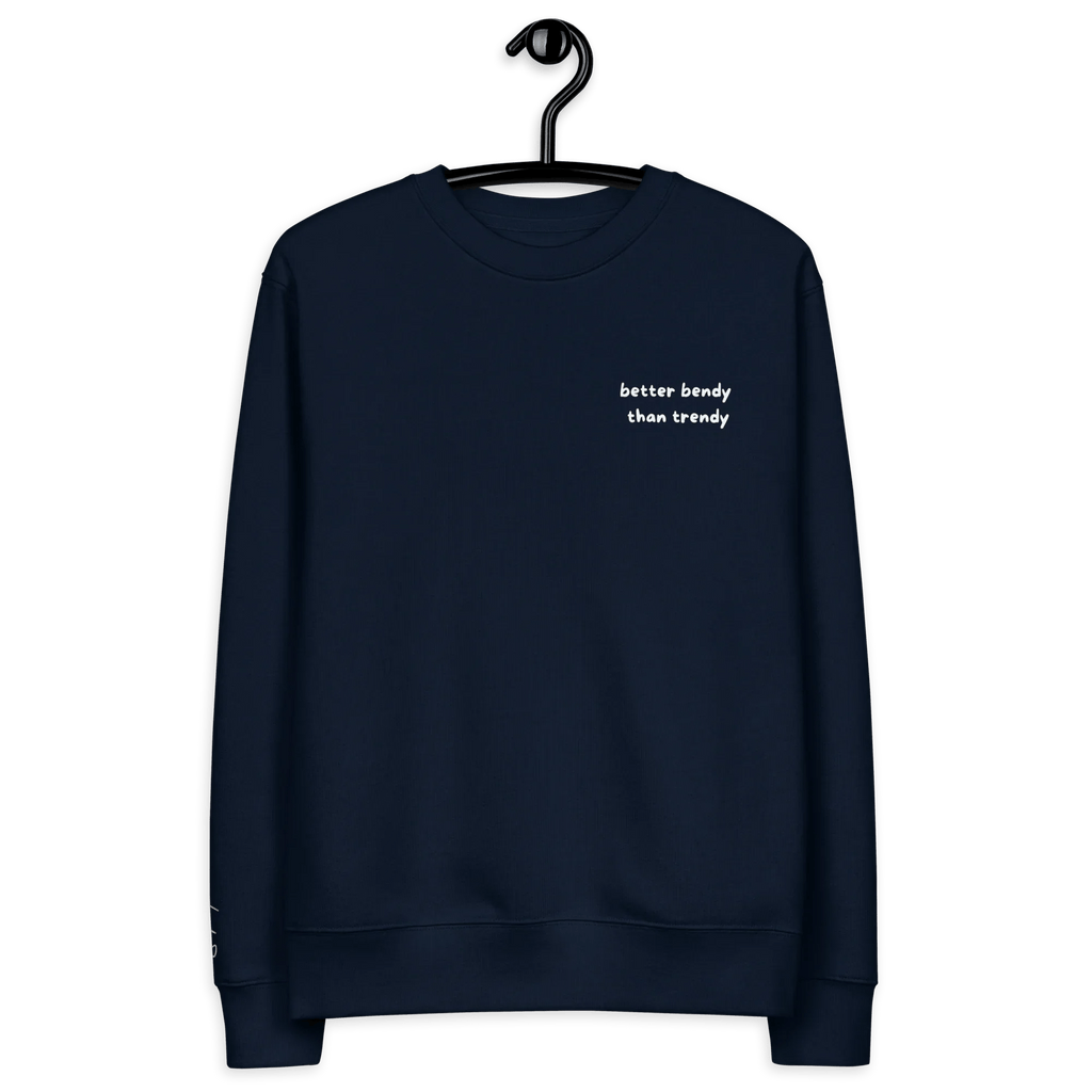 Pullover "better bendy than trendy" - Pullover - flyliving