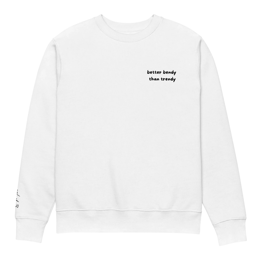 Pullover "better bendy than trendy" - Pullover - flyliving