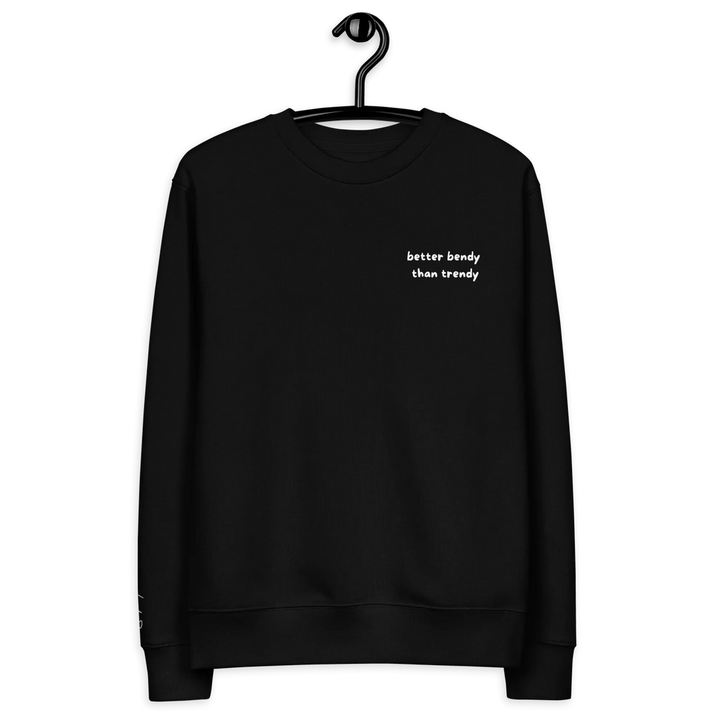 Pullover "better bendy than trendy" - Pullover - flyliving
