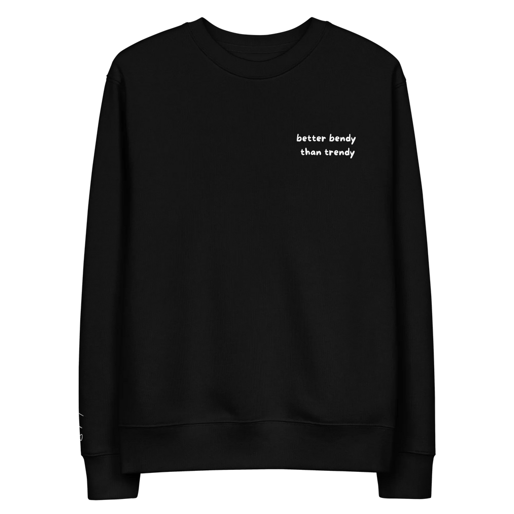 Pullover "better bendy than trendy" - Pullover - flyliving